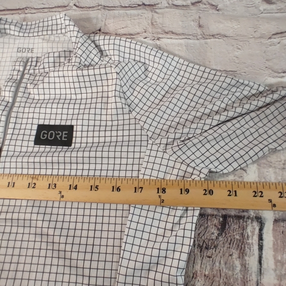 Gore Womens Cycling Grey Checkered Cycling Fullzip Jersey M - Picture 13 of 14